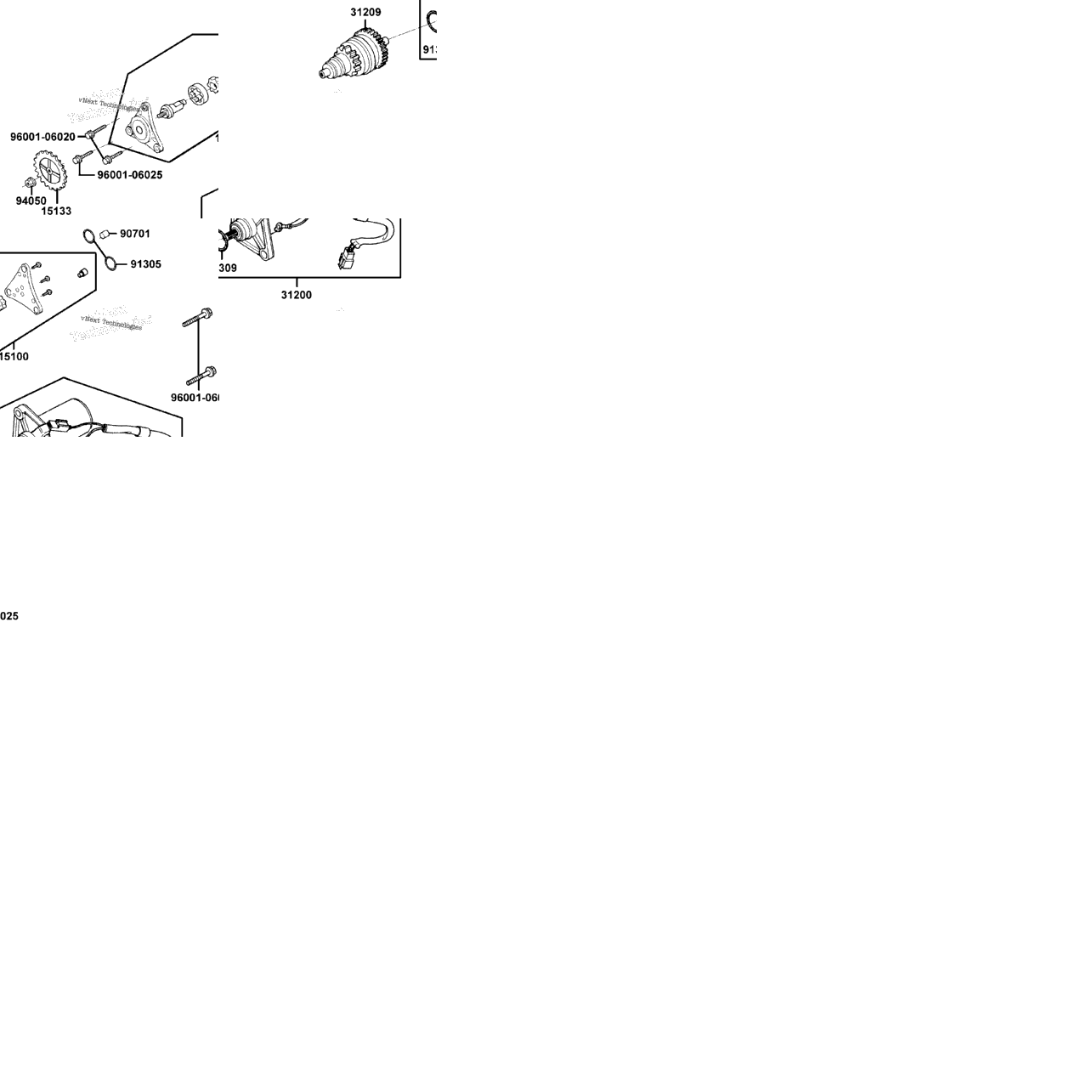 Starting Motor & Oil Pump