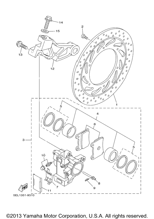 Rear Brake Caliper