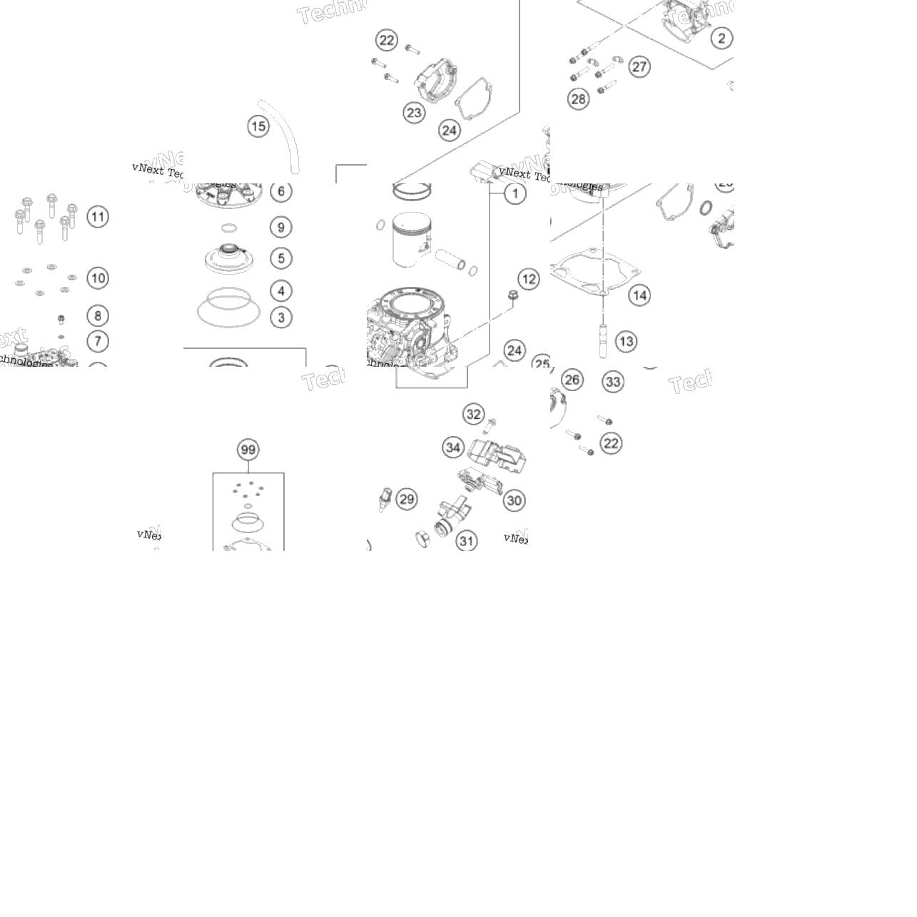 Cylinder, Cylinder Head