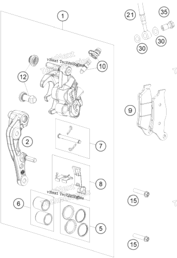 Front Brake Caliper