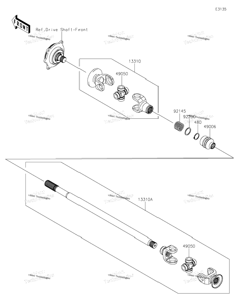 Drive Shaft-Propeller