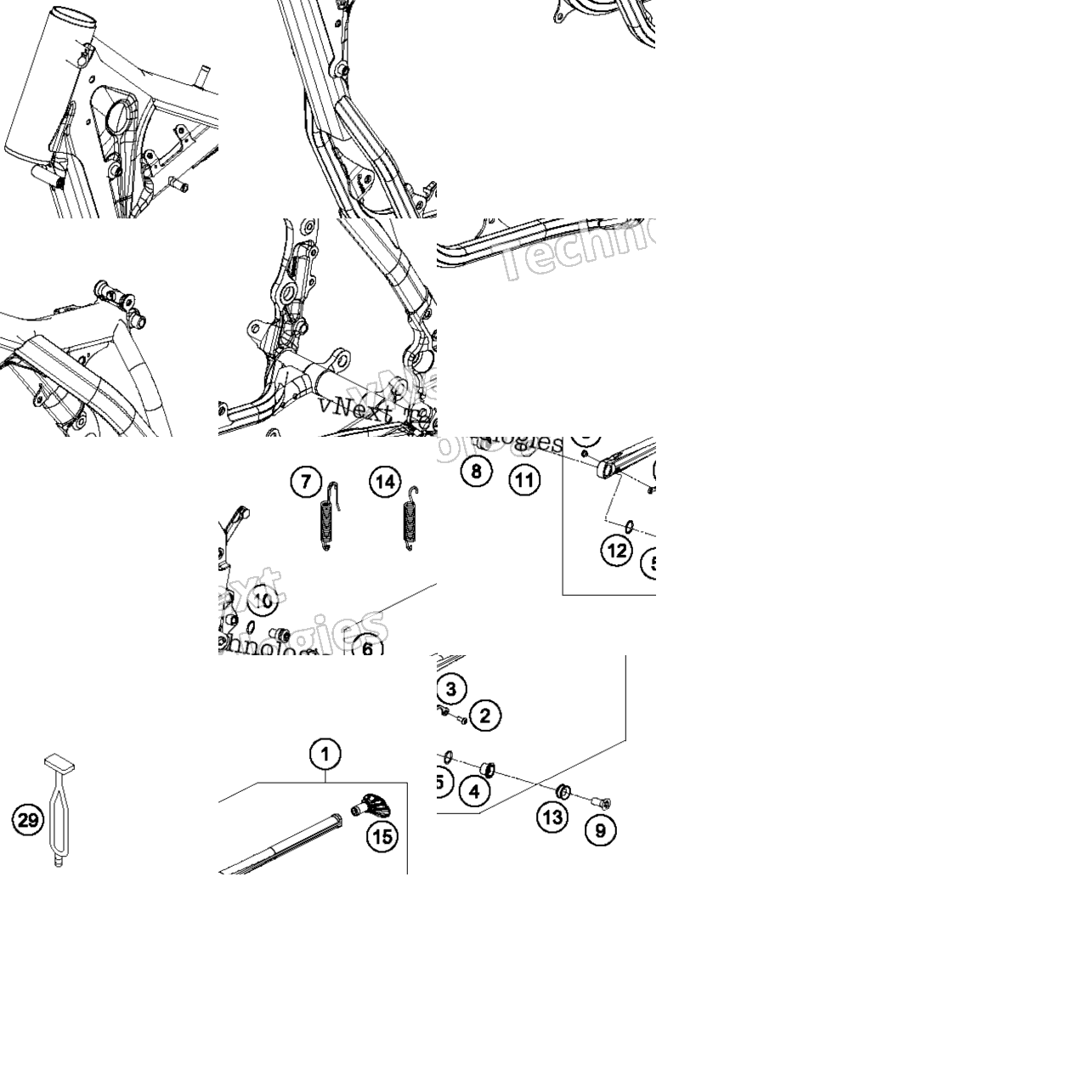 Side / Center Stand Fe 501