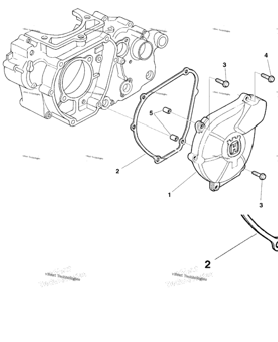 L.H. Half Crankcase Covers