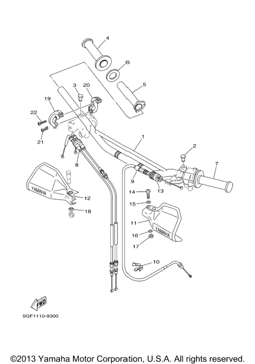 Steering Handle Cable