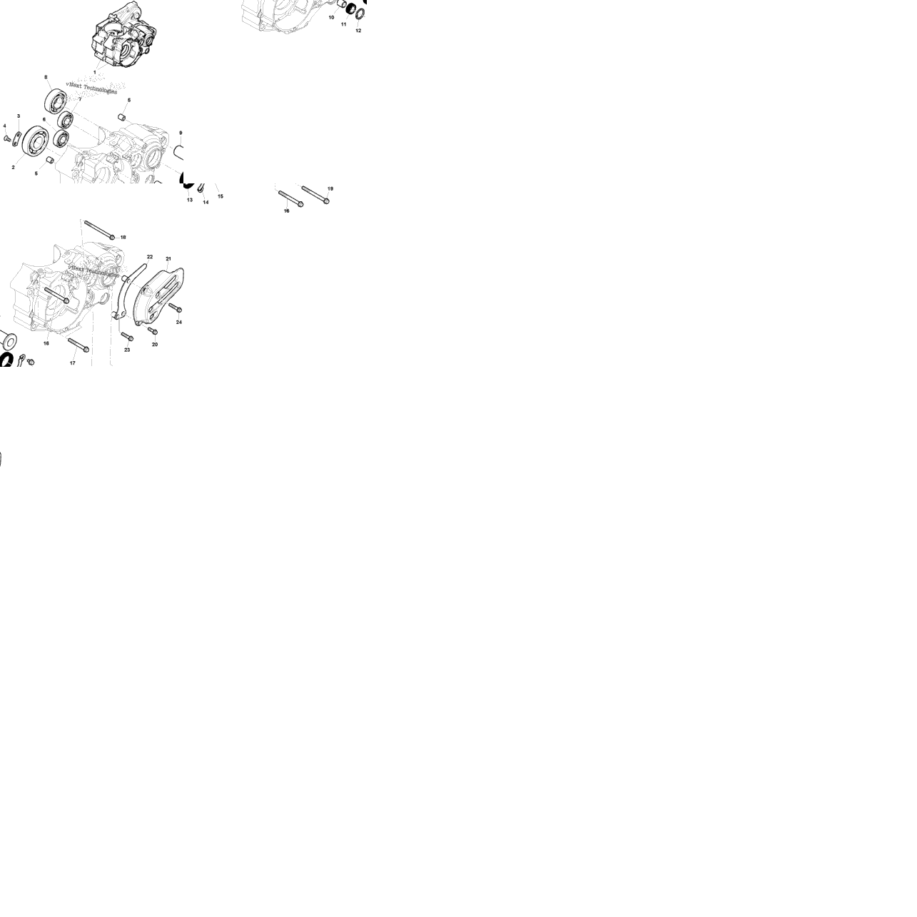 L.H. Half Crankcase