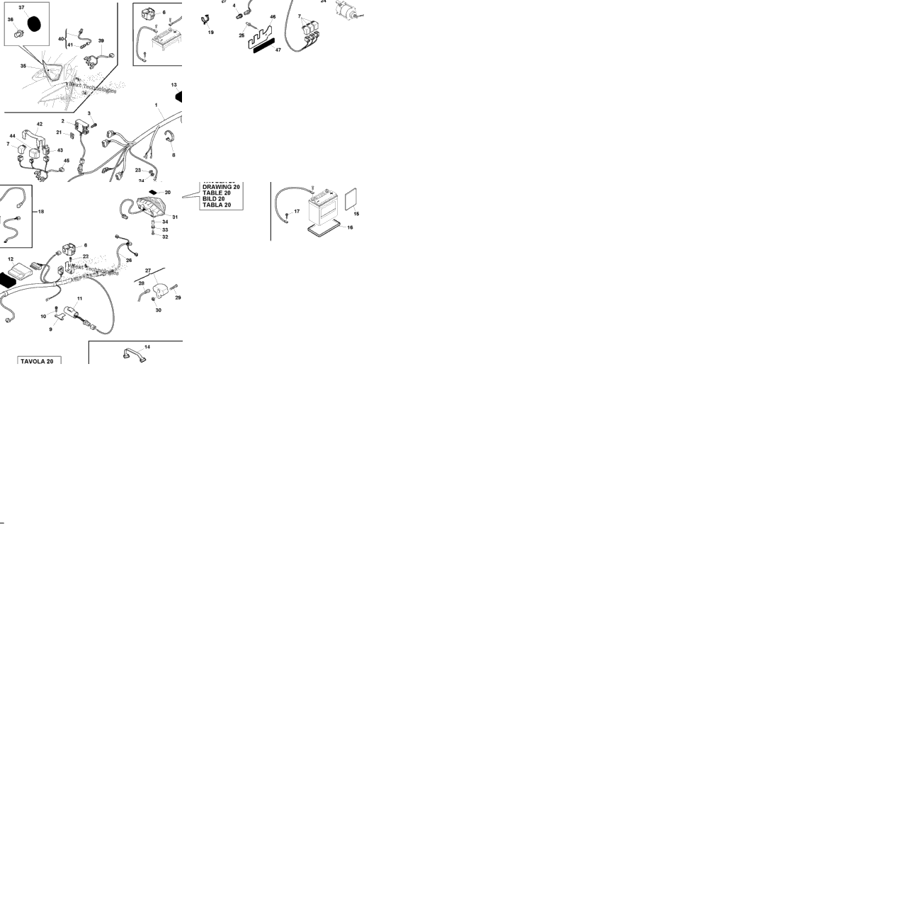 Main Wiring Harness, Electrical Parts