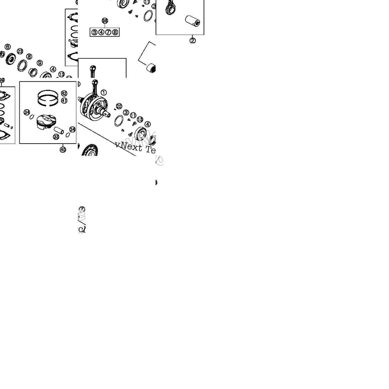 Crankshaft, Piston