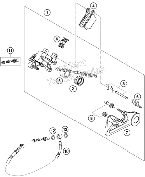 Brake Caliper Rear