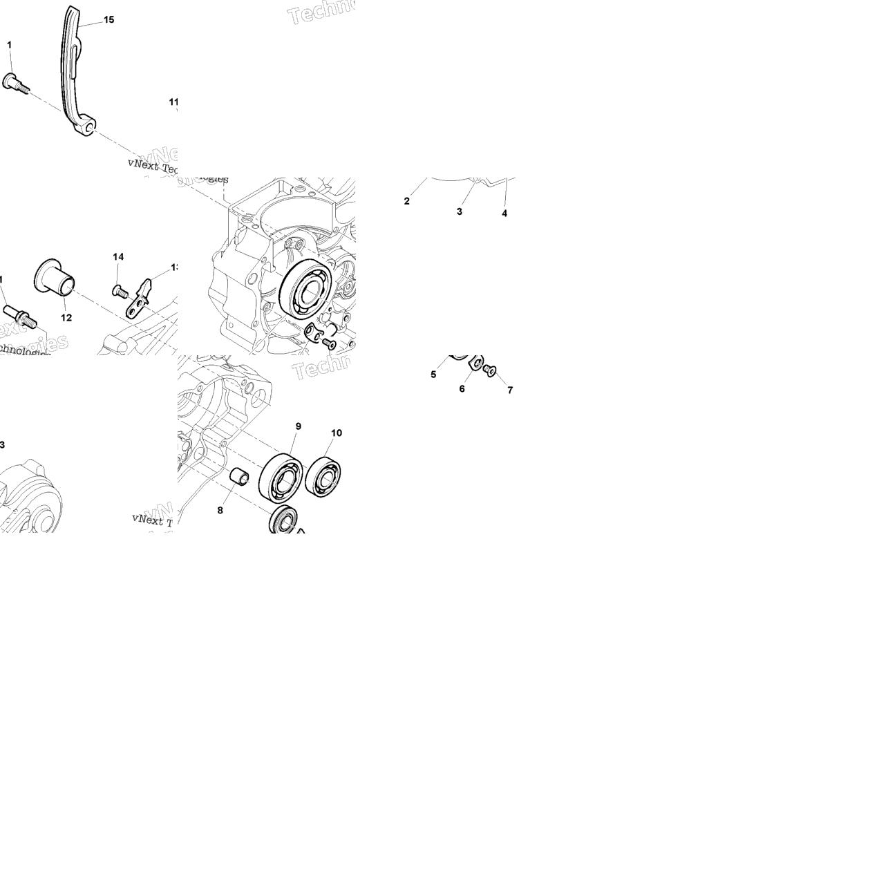 R.H. Half Crankcase