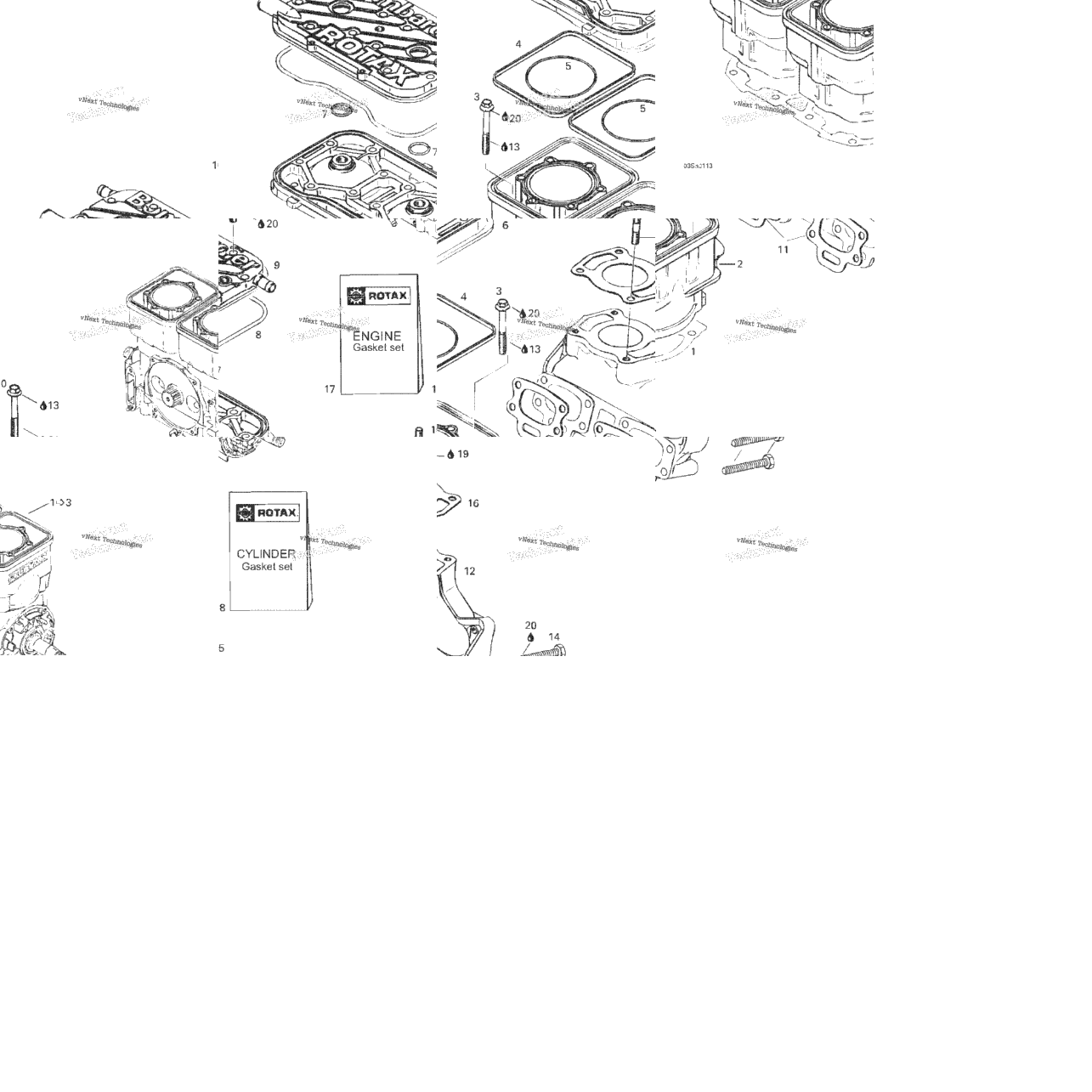 Cylinder, Exhaust Manifold