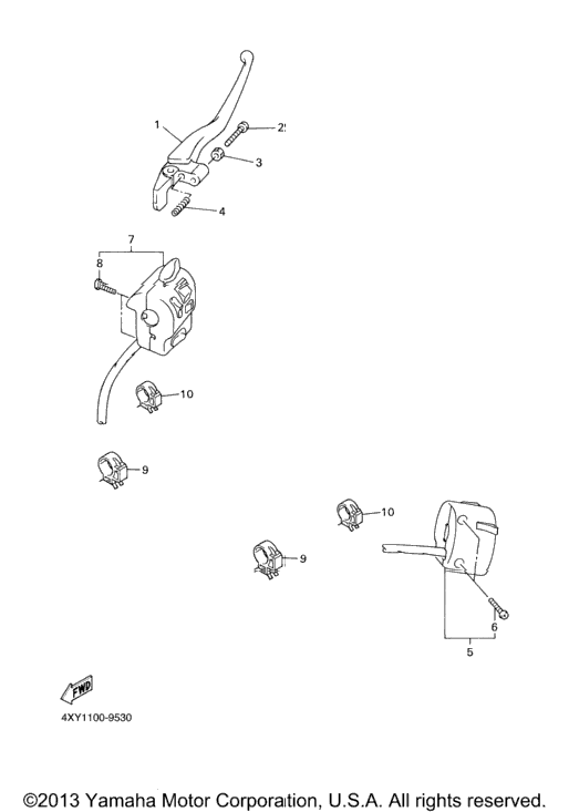 Handle Switch Lever