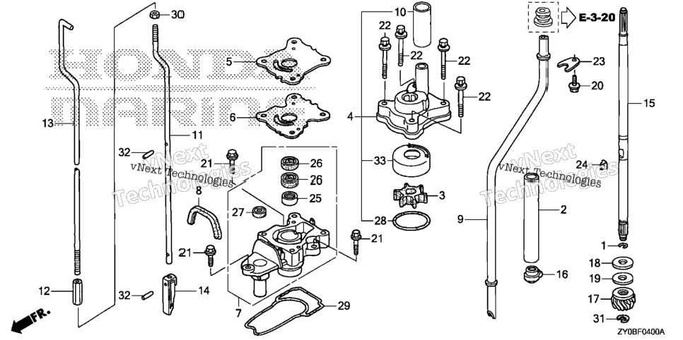 Water Pump@Vertical Shaft (S,L)