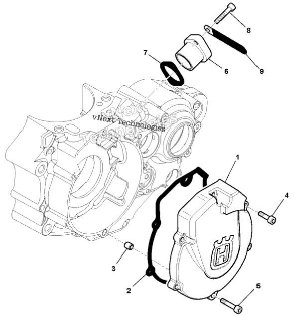 L.H. Half Crankcase Covers