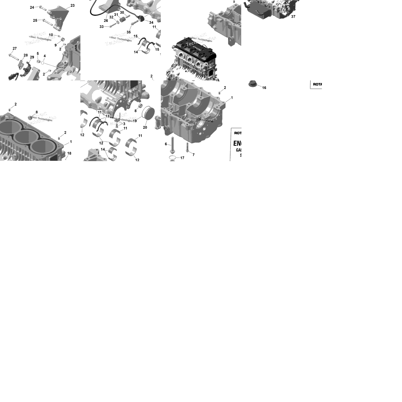 Rotax - Crankcase