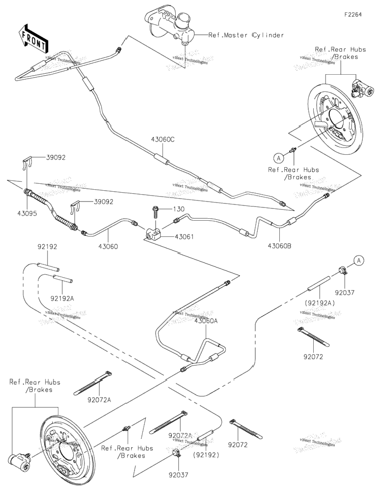 Rear Brake Piping