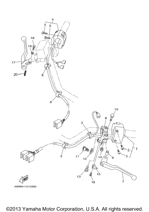 Handle Switch Lever