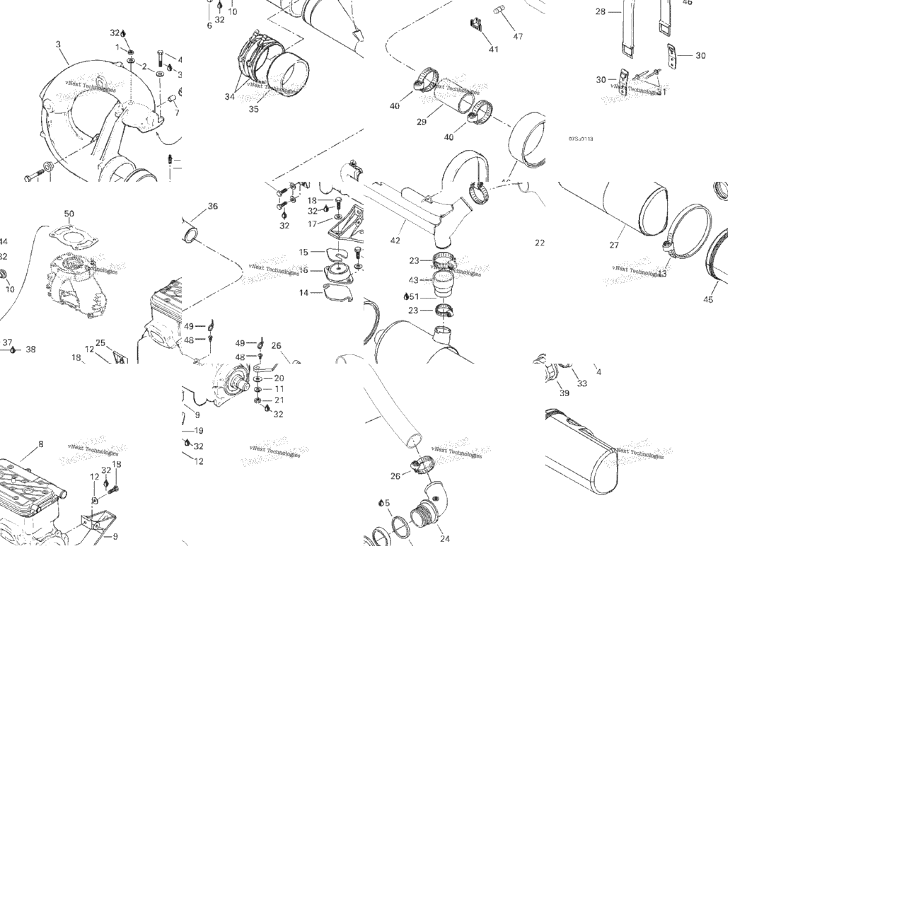 Engine Support And Muffler