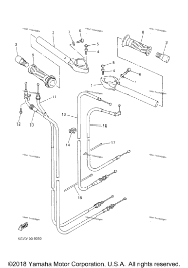 Steering Handle Cable