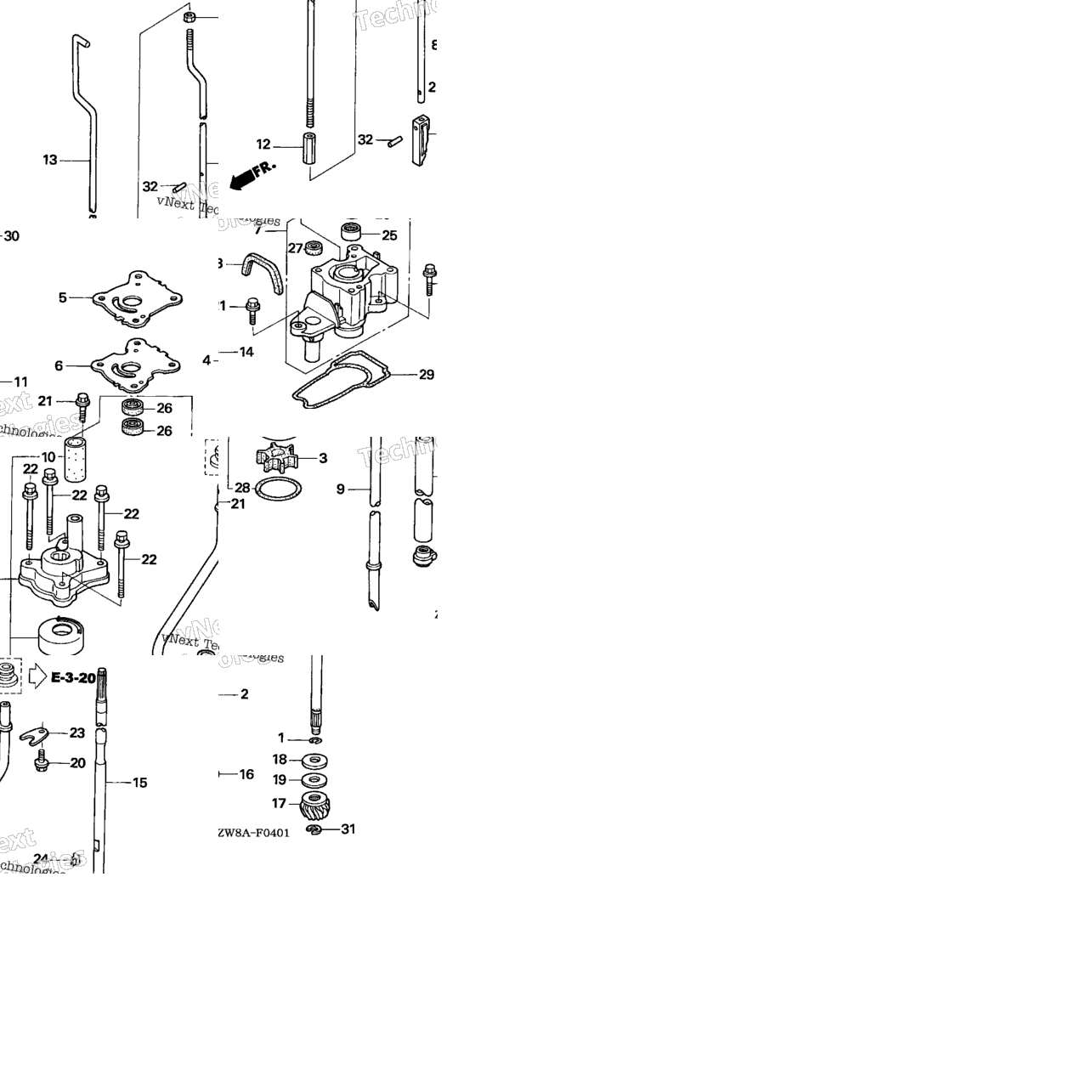 Water Pump@Vertical Shaft (Ul Size)