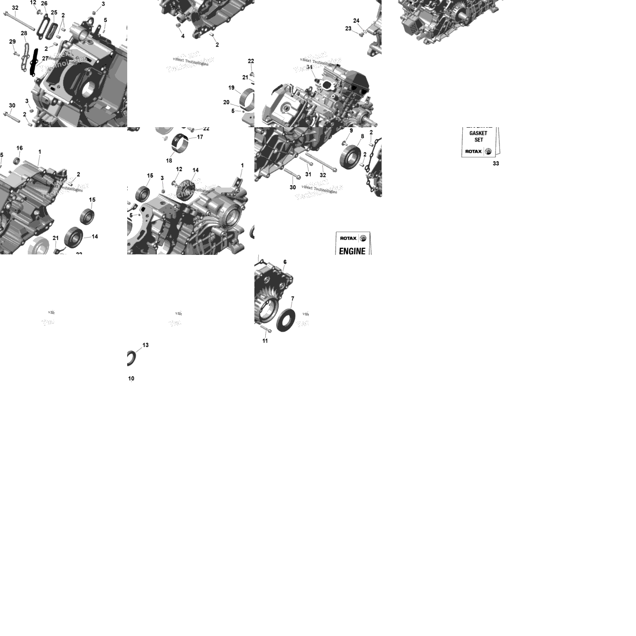 Rotax - Crankcase