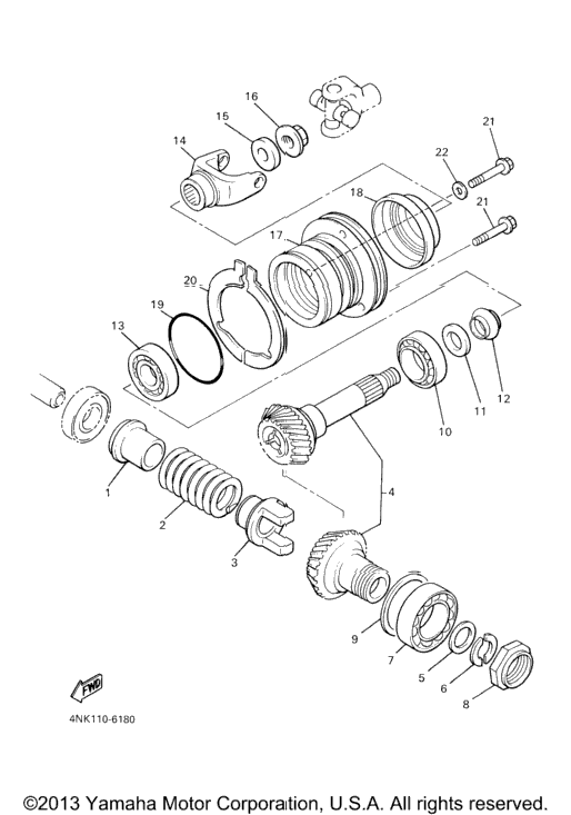 Middle Drive Gear