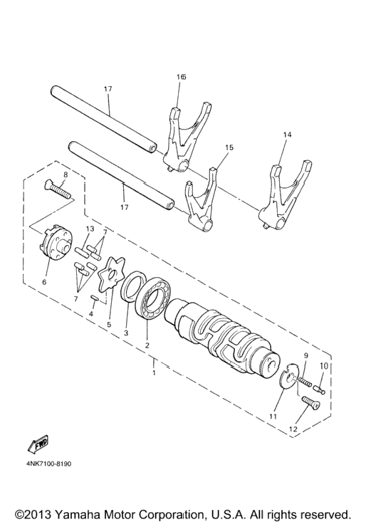 Shift Cam Fork