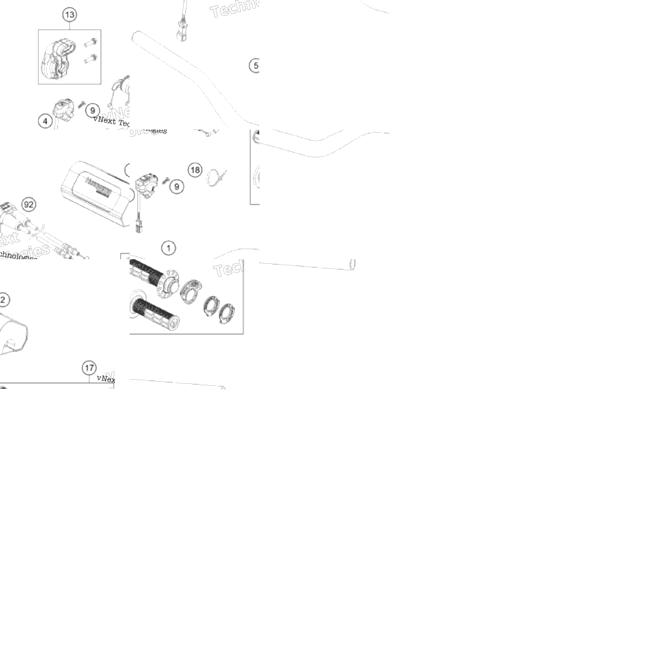 Handlebar, Controls