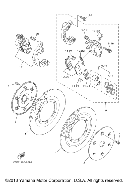 Front Brake Caliper