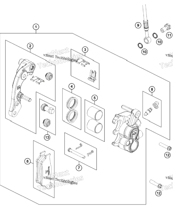 Front Brake Caliper