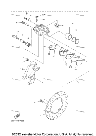 Rear Brake Caliper
