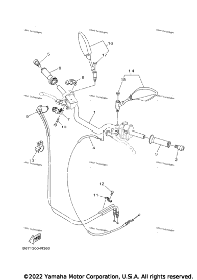 Steering Handle & Cable