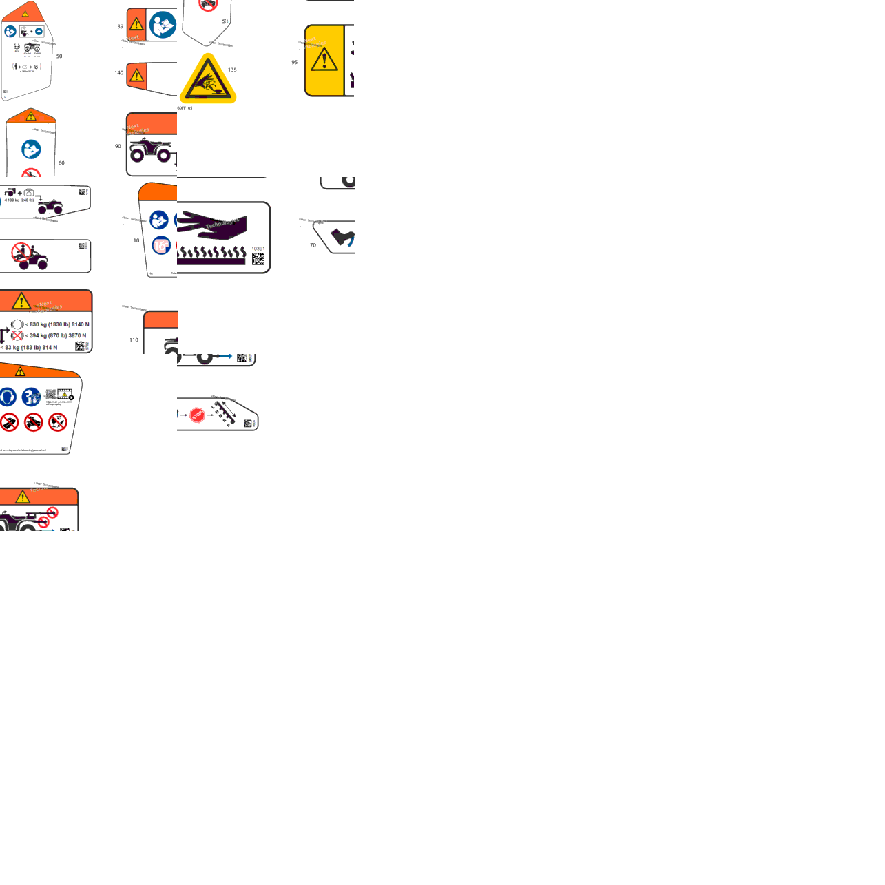 Body - Warning Decals