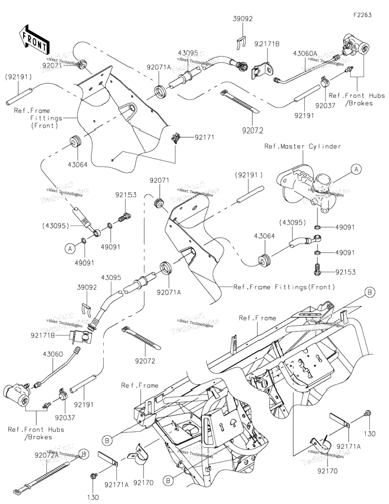 Front Brake Piping