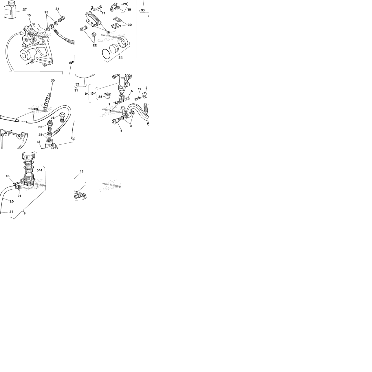Rear Hydraulic Brake