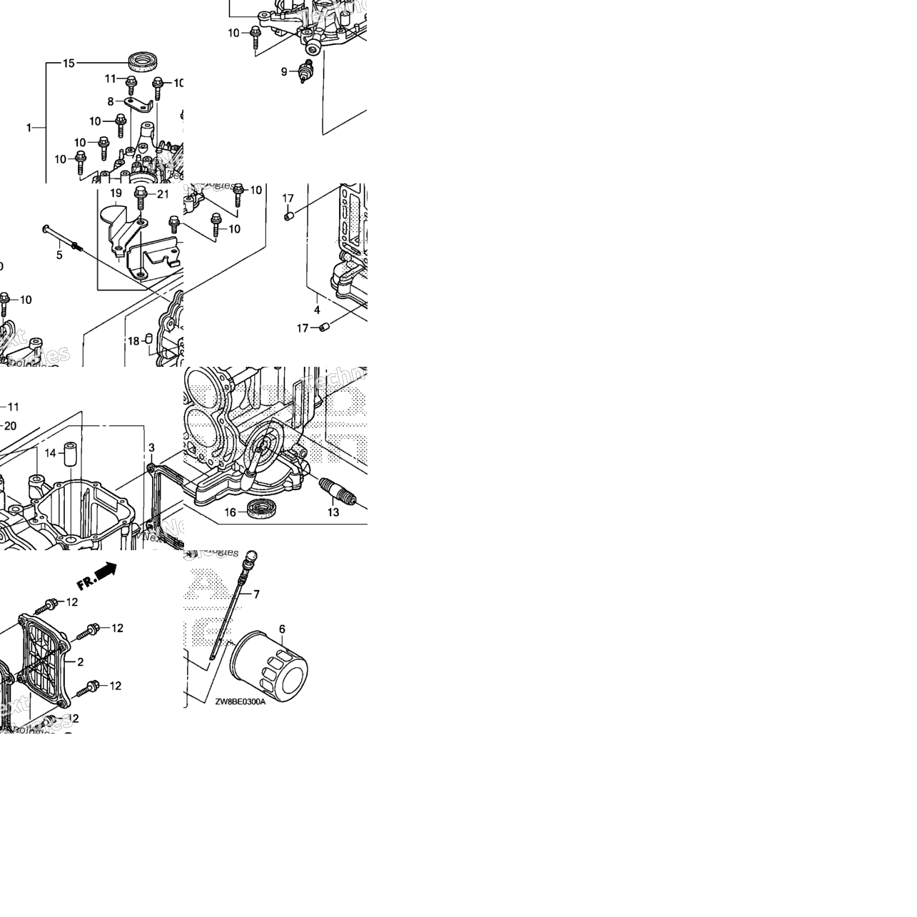 Cylinder Block@Crankcase Cover