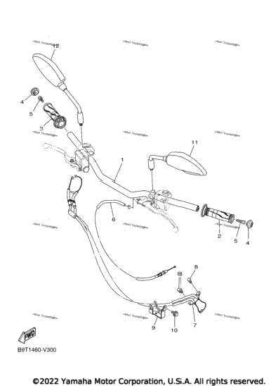 Steering Handle & Cable