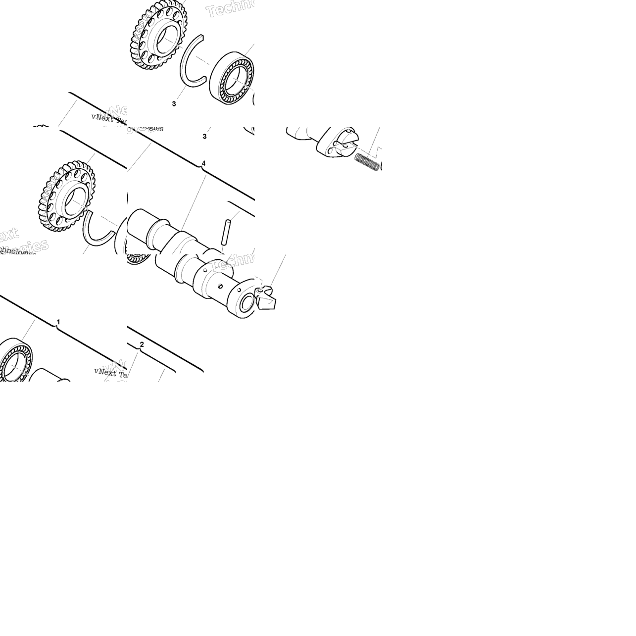 Intake-Exhaust Camshaft