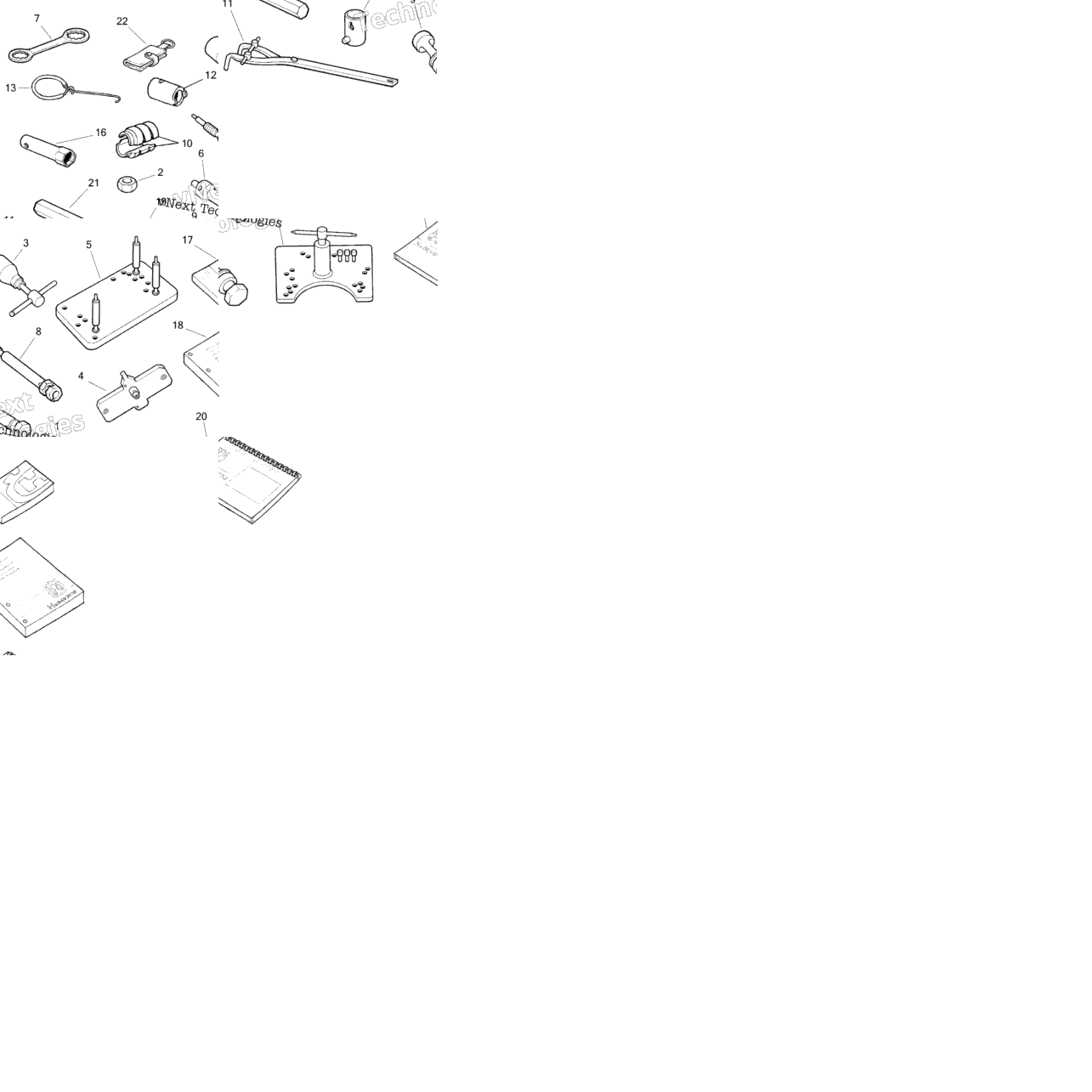 Service Tools, Manuals And Catalogs