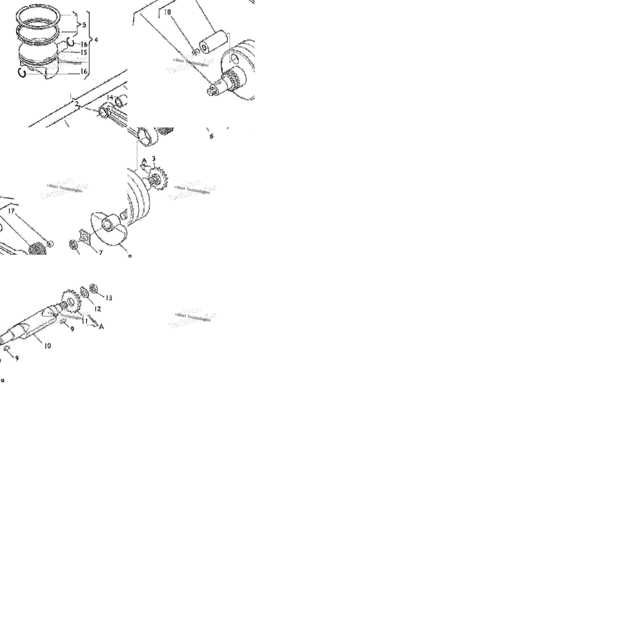 Piston, Crankshaft