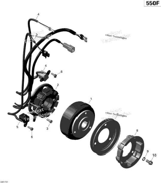 Electric - Magneto - 550F