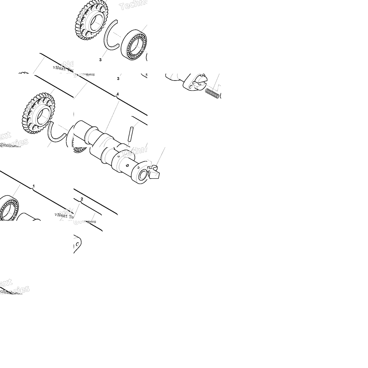 Intake-Exhaust Camshaft