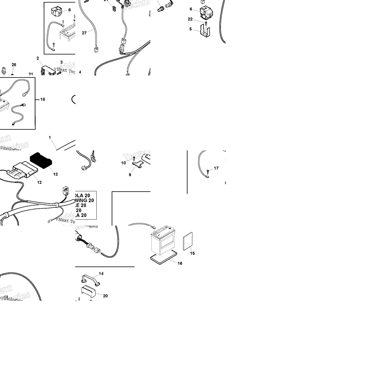 Main Wiring Harness, Electrical Parts