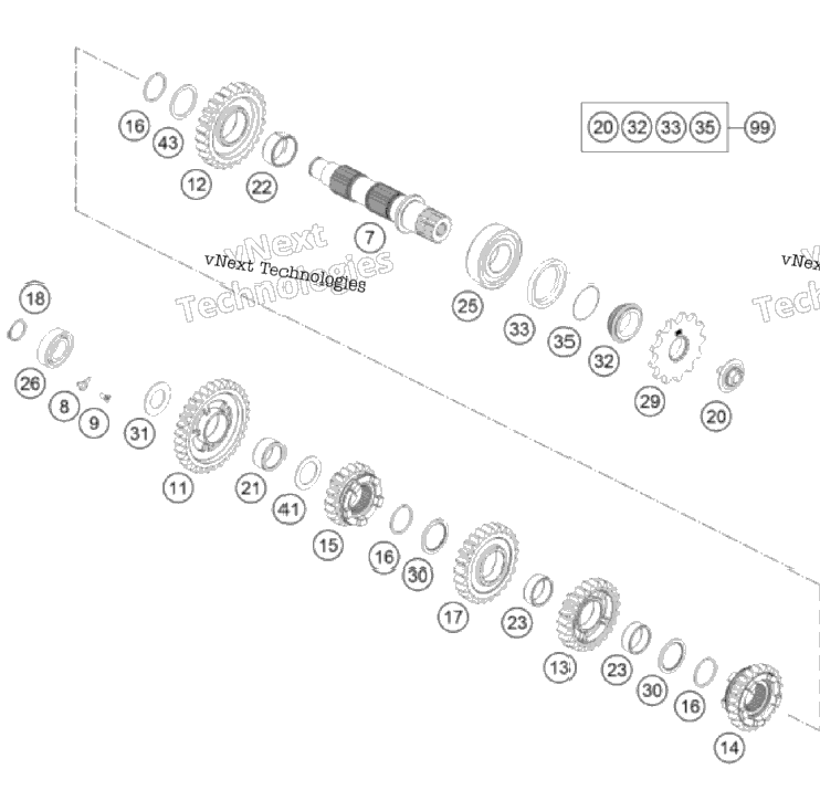Transmission Ii - Countershaft