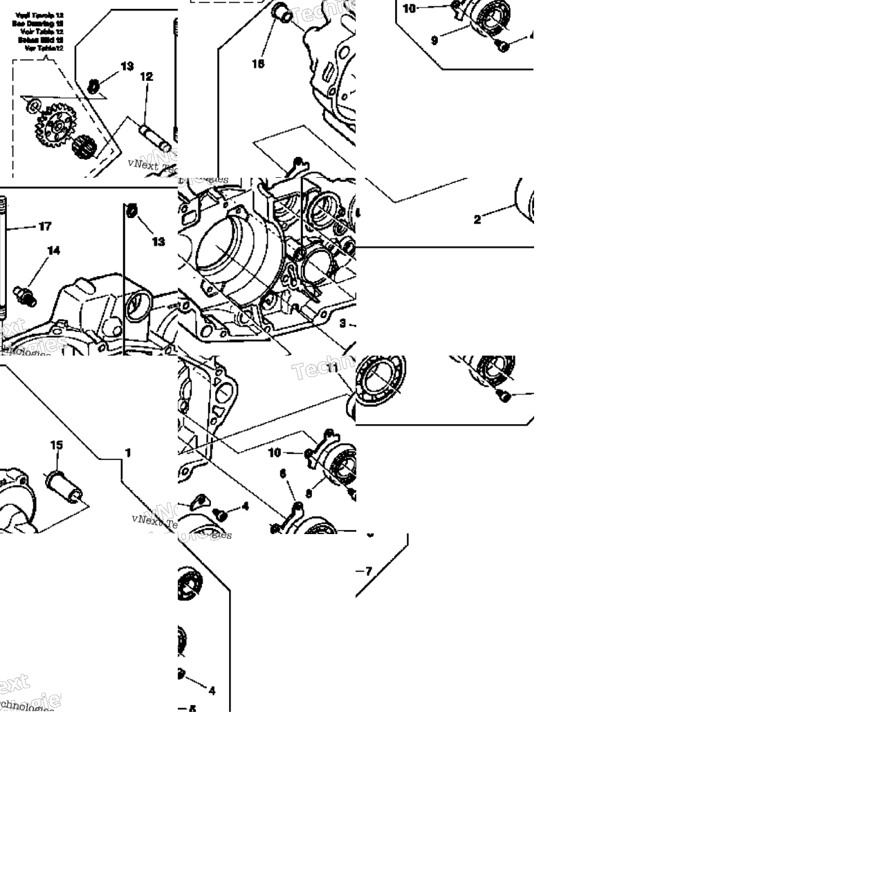 R.H. Half Crankcase
