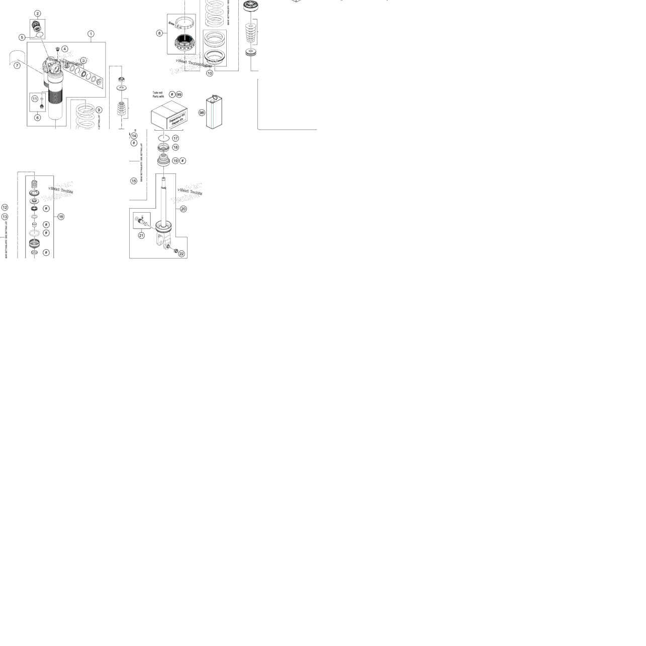 Shock Absorber Disassembled