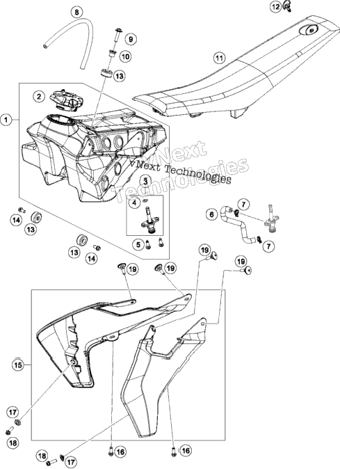 Tank, Seat