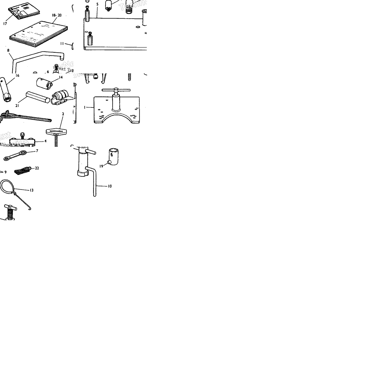 Service Tools, Manuals And Catalogs