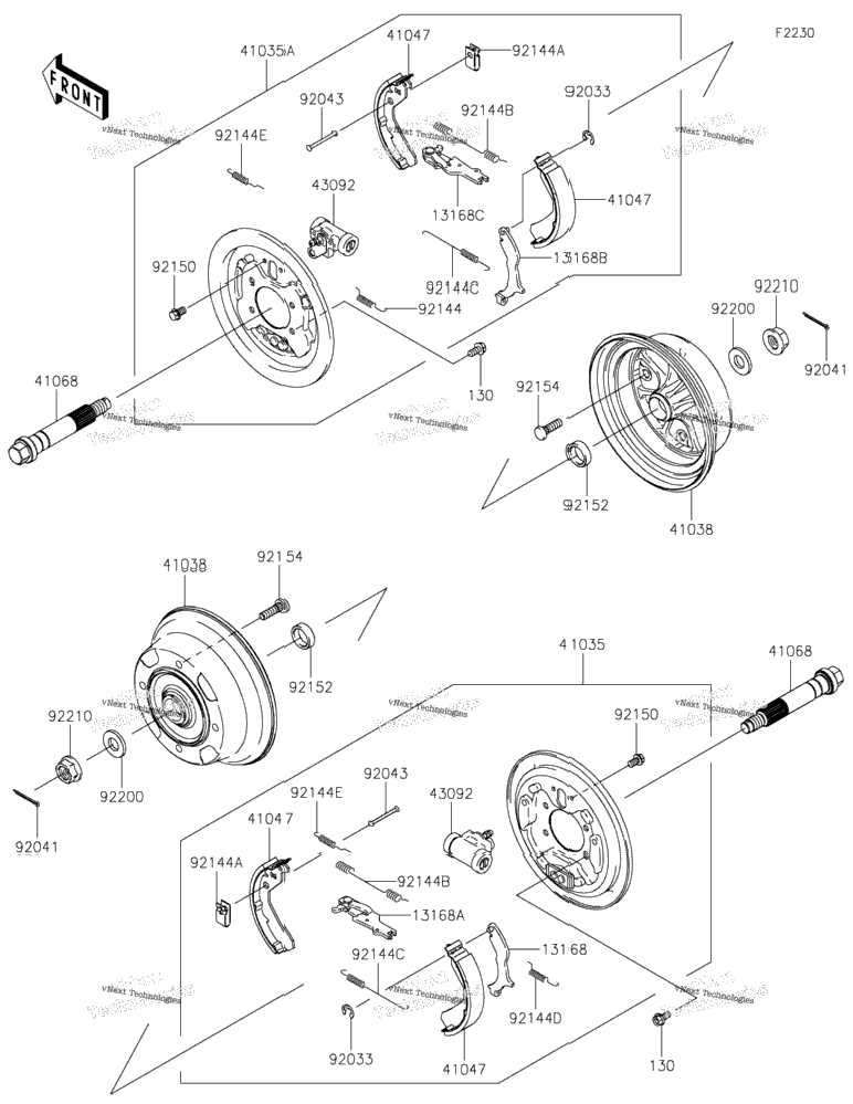 Front Hubs/Brakes