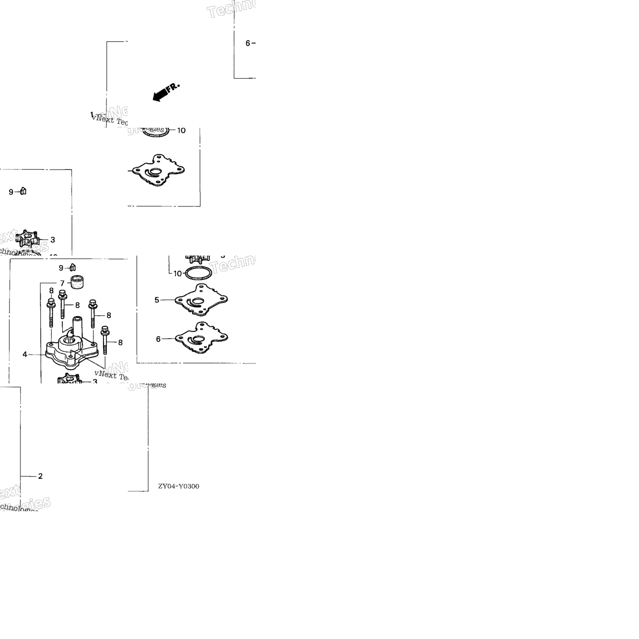 Water Pump Impeller Kit