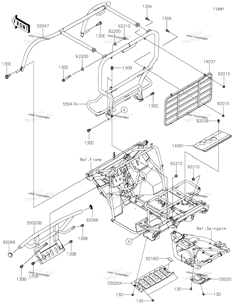 Guards/Cab Frame